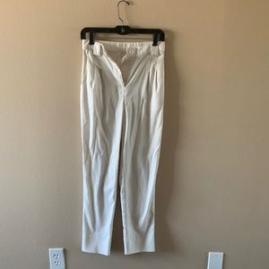 American Apparel white straight leg pants